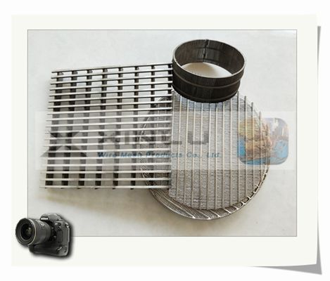 Il cavo 100 Mesh Filter Screen Stainless Steel del cuneo ha personalizzato per il trattamento delle acque