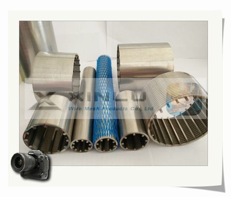 Indennità del tubo del filtro per pozzi DN60 tubo dello schermo scanalato 50 micron per la bevanda
