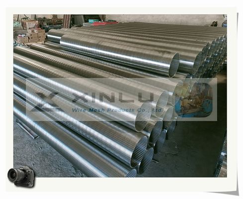 Tubo unito di 219mm di acciaio inossidabile del filtro per pozzi 5.8m di lunghezza di acqua del filo a 8 pollici del filtrante
