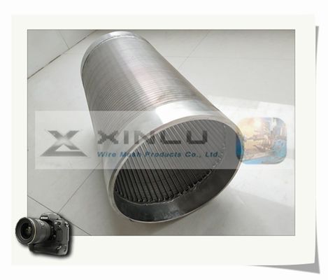 Tubo scanalato a 10 pollici di acciaio inossidabile del cavo SS201 del tubo V dello schermo di cavo del cuneo