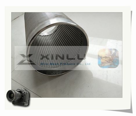 Tubo scanalato a 10 pollici di acciaio inossidabile del cavo SS201 del tubo V dello schermo di cavo del cuneo