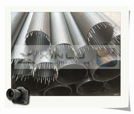 Tubo scanalato a 10 pollici di acciaio inossidabile del cavo SS201 del tubo V dello schermo di cavo del cuneo