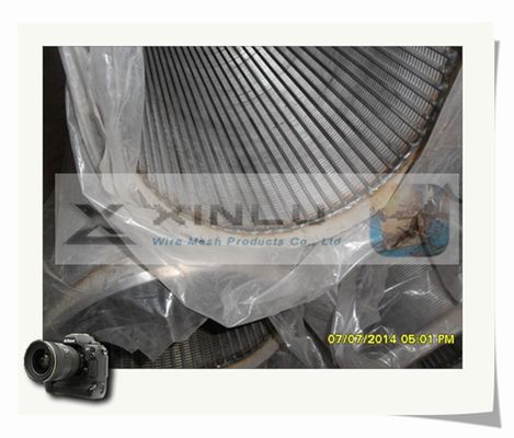 Tubo scanalato a 10 pollici di acciaio inossidabile del cavo SS201 del tubo V dello schermo di cavo del cuneo