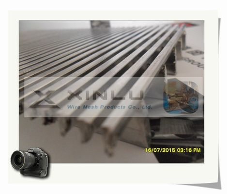 Il pannello dello schermo di cavo del cuneo di profilo ha saldato l'acciaio inossidabile 1.2x2m 3x5mm