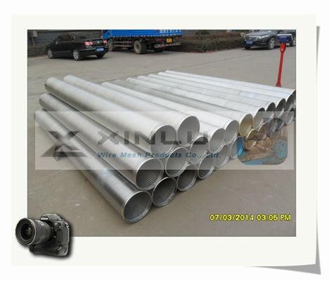 Tubo del filtro per pozzi dell'acqua avvolto cavo 450 PSI che marinano lucidatura elettrolitica