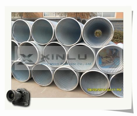 30 - Il cavo del tubo V dello schermo di cavo del cuneo del filtro da 3000 micron ha galvanizzato il tubo del acciaio al carbonio