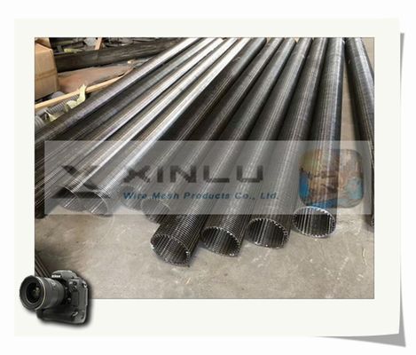 Tubo del filtro per pozzi dell'acqua avvolto cavo 450 PSI che marinano lucidatura elettrolitica