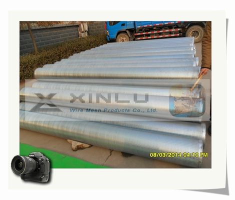 30 - Il cavo del tubo V dello schermo di cavo del cuneo del filtro da 3000 micron ha galvanizzato il tubo del acciaio al carbonio