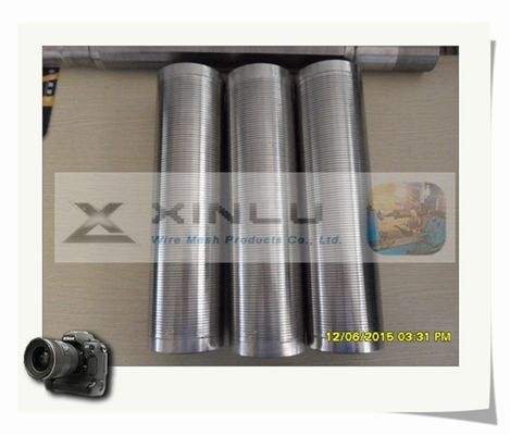Pulizia facile di Johnson Vee Wedge Wire Screen Tube FITO SS304 SS316