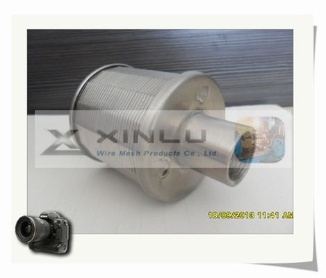 La femmina dell'ugello 148mm SS316L BSPT del filtro da trattamento delle acque dello schermo di cavo del cuneo ha infilato