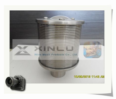 La femmina dell'ugello 148mm SS316L BSPT del filtro da trattamento delle acque dello schermo di cavo del cuneo ha infilato