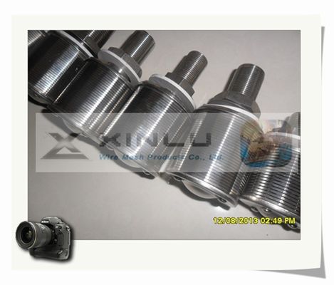 1,5 il cavo di Ton Sand Water Filter Nozzles ha avvolto la scanalatura 57mm DN di 0.2mm