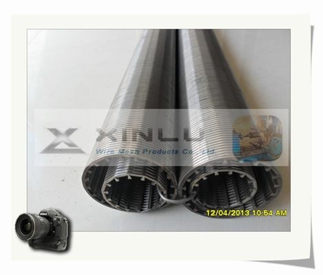 Tubo SS201 dello schermo di cavo del cuneo del pozzo d'acqua diametro di 500mm - di 80mm