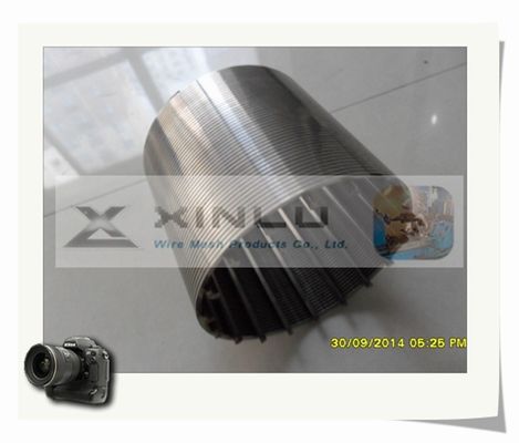 Lunghezza del tubo di acque reflue del tubo 100mm OD dello schermo di cavo del cuneo di acciaio inossidabile 6m
