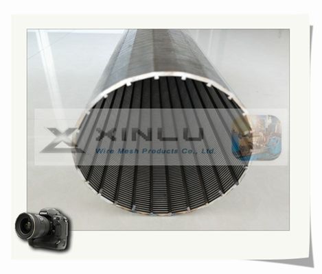 Diametro del tubo 114mm del filtro per pozzi dell'acqua del cavo del cuneo non ostruito per asciugare