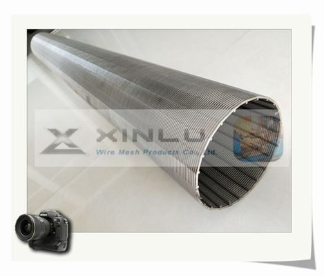 Diametro del tubo 114mm del filtro per pozzi dell'acqua del cavo del cuneo non ostruito per asciugare
