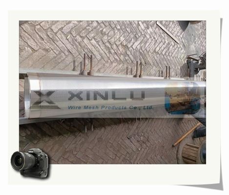 tubo a 8 pollici avvolto cavo di acciaio inossidabile di Johnson No Magnetic del tubo dello schermo di lunghezza di 5.8m