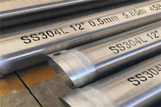 Schermi avvolti cavo termoresistente SS304 conduttura d'alimentazione dell'acqua di pozzo di lunghezza di 6000mm - di 100mm