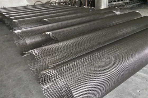 Lunghezza del diametro 2.95m di Johnson Well Screens avvolta cavo SS304 375mm
