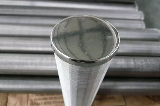 Il cavo del cuneo SS304 ha avvolto il vaglio filtrante dell'acqua degli schermi FITO FOTI