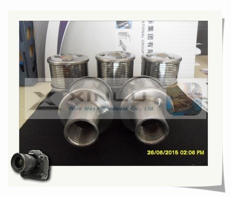 » Ugello durevole del filtro da trattamento delle acque della scanalatura 316L dell'ugello 0.25mm del filtro a sabbia G3/4