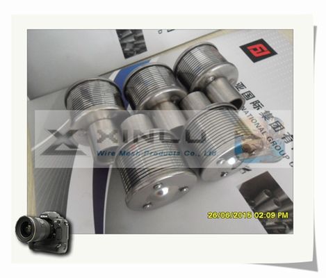 » Ugello durevole del filtro da trattamento delle acque della scanalatura 316L dell'ugello 0.25mm del filtro a sabbia G3/4