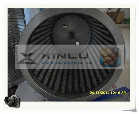 3,3 x il filtro cilindrico della scanalatura del cavo 0.7mm del cuneo di acciaio inossidabile di 6.5mm ha personalizzato