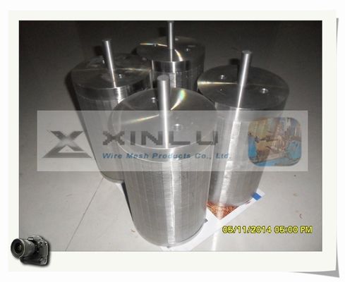3,3 x il filtro cilindrico della scanalatura del cavo 0.7mm del cuneo di acciaio inossidabile di 6.5mm ha personalizzato