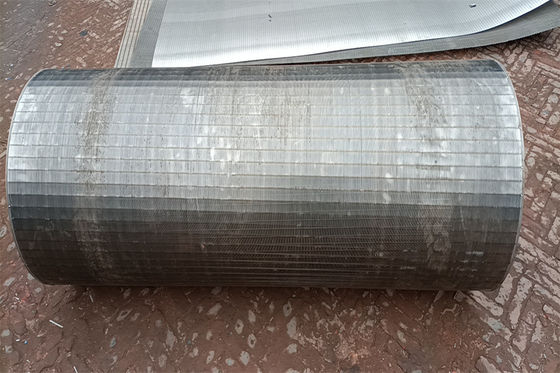 Metropolitana angolare dello schermo di cavo del cuneo del filtro del tubo di filtrazione della forte costruzione SS304