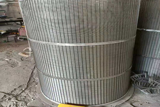 Metropolitana angolare dello schermo di cavo del cuneo del filtro del tubo di filtrazione della forte costruzione SS304