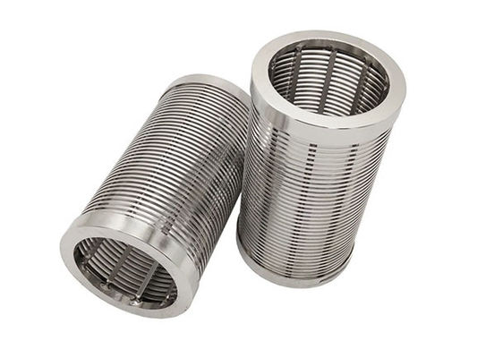 Metropolitana del filtro su misura anti ruggine da SUS316 Johnson Wedge Wire Screen DN 60mm