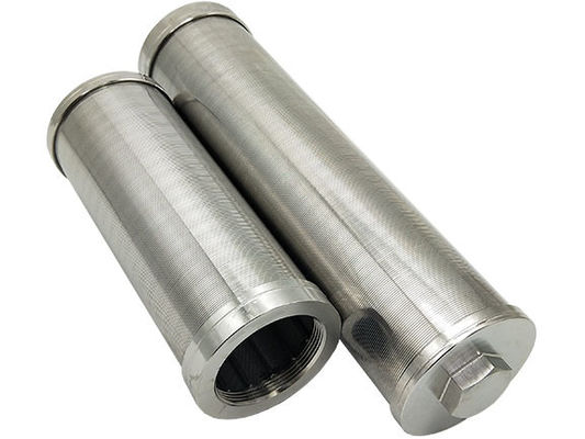 Metropolitana del filtro su misura anti ruggine da SUS316 Johnson Wedge Wire Screen DN 60mm