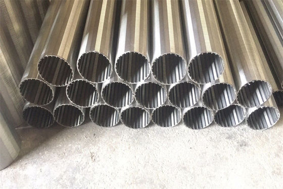 Filtro Johnson Wedge Wire Screens Customized a forma di V da acciaio inossidabile 316