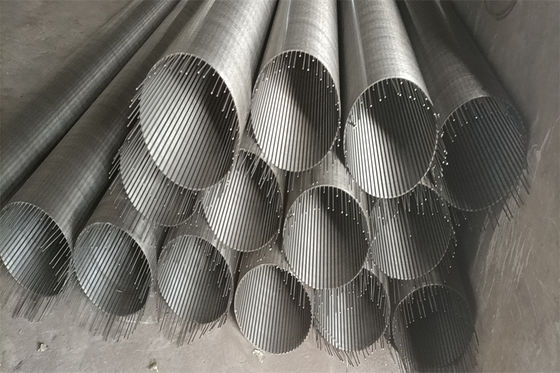 cavo a forma di V Mesh Water Filter del filtro a sipario della scanalatura 316L ss di 0.5mm