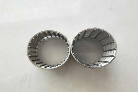 Schermo di cavo del cuneo di trattamento delle acque reflue del filtro da acciaio inossidabile del OD 100mm