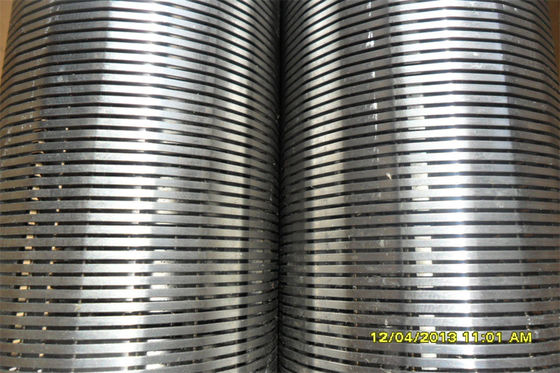 205 in acciaio inossidabile 6-5/8" Vee Wire Filter Screen Johnson tipo slot continuo per pozzo d'acqua