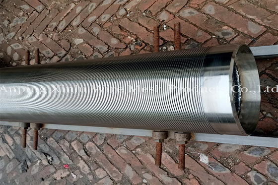 8-5/8» il controllo della sabbia scherma il filtro per pozzi continuo della scanalatura del filtro di AISI 304
