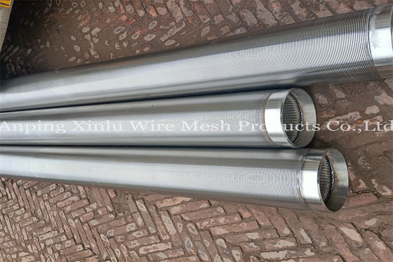 Filtro SS316 SS304L Johnson Slotted Well Screen dal pozzo d'acqua di controllo della sabbia