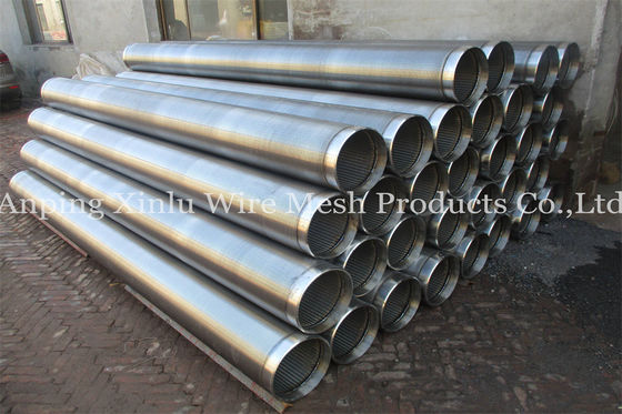 Filtro SS316 SS304L Johnson Slotted Well Screen dal pozzo d'acqua di controllo della sabbia