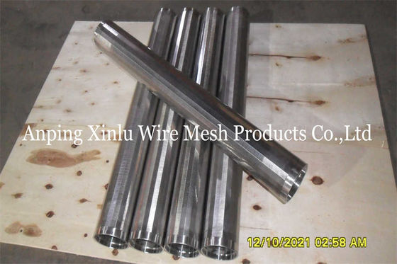 Nessun schermi magnetici ERW Johnson Stainless Steel Well Screen di controllo della sabbia
