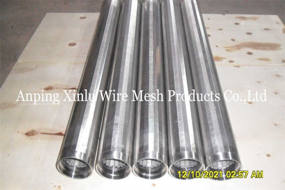 Nessun schermi magnetici ERW Johnson Stainless Steel Well Screen di controllo della sabbia