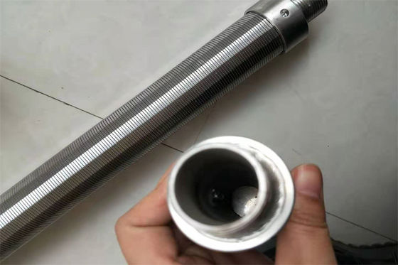 Nessun schermi magnetici ERW Johnson Stainless Steel Well Screen di controllo della sabbia