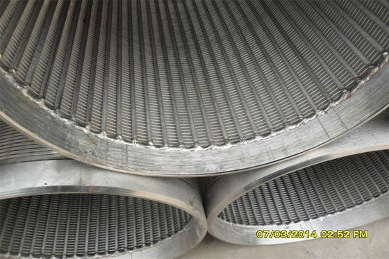 Diametro avvolto del filtro 114mm 168mm dal cavo del cuneo del filtro per pozzi AISI 304 di controllo della sabbia