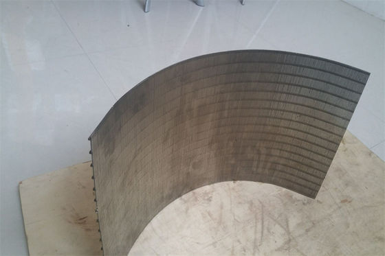 Maglia della griglia da vagliare di elaborazione minerale SS316L di Johnson Static Wedge Wire Screen