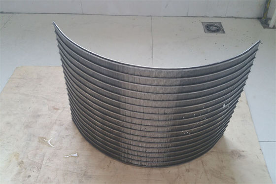 Maglia della griglia da vagliare di elaborazione minerale SS316L di Johnson Static Wedge Wire Screen