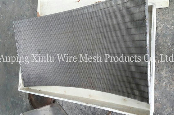 DSM 45° - arco dello schermo del tamburo del cavo del cuneo 120° che setaccia il filtro Johnson Wedge Wire Screen dal cavo