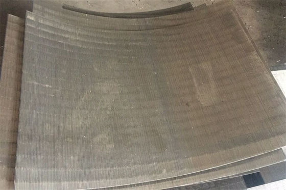 Maglia della griglia da vagliare di elaborazione minerale SS316L di Johnson Static Wedge Wire Screen