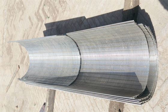 Schermo di Juice Processing Static Wedge Wire del filtro dal setaccio 304L degli ss 304
