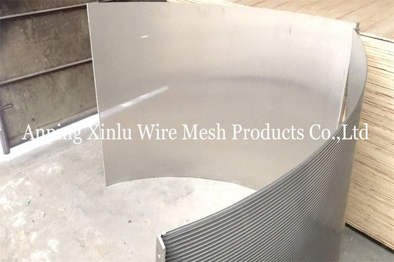 316L Sieve Bend Screen per TROMMEL SCREENS 2.0X 10mm Support Bar nella lavorazione del manioca