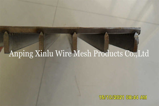 Flat Johnson Wedge Wire Continuous Slot Screen Panel per il lavaggio del filtro del carbone